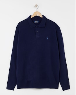 Polo Ralph Lauren Navy Knitted Polo