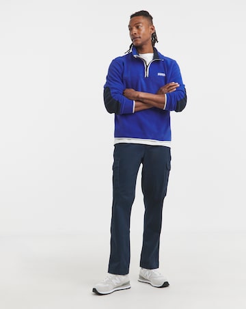 Napapijri Dergana 1/4 Zip Fleece - Blue