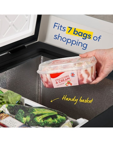 Russell Hobbs RH142CF0E1B Chest Freezer - Black - E Rated Install