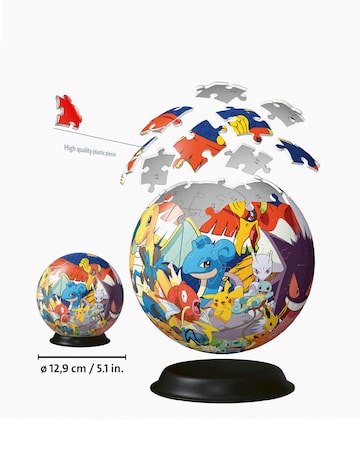 Ravensburger Pokemon 3D Puzzle Ball, 72pc