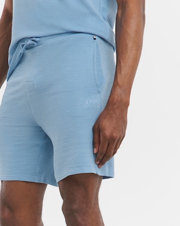 BOSS Rib Lounge Short - Light Blue