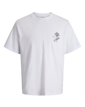 Jack & Jones Premium Kyle Back Graphic T-Shirt - White