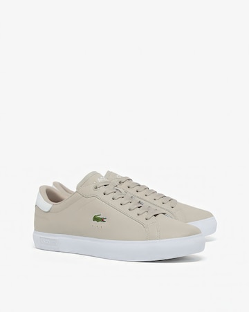 Lacoste Powercourt Leather Trianer - Grey