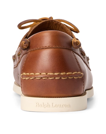 Polo Ralph Lauren Merton Leather Boat Shoe - Tan