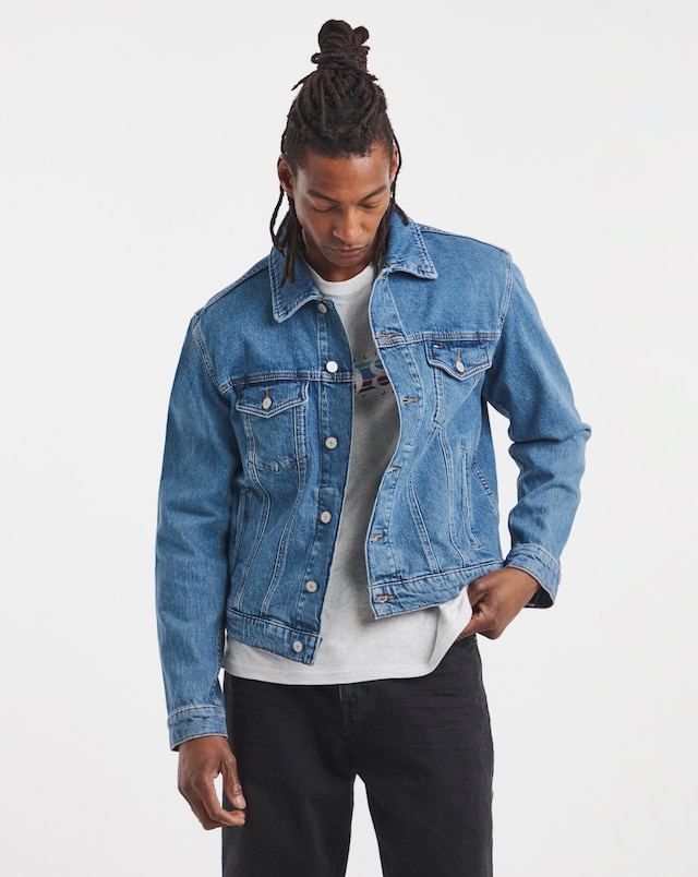 Tommy Jeans Ryan Regular Trucker Jacket - Medium Denim