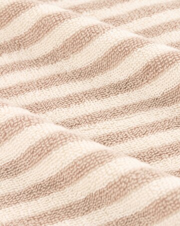 Yard Hebden Stripe Cotton Towel - Natural