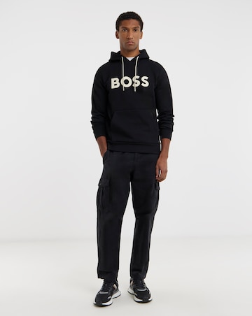 BOSS Graphic Logo Hoodie - Black