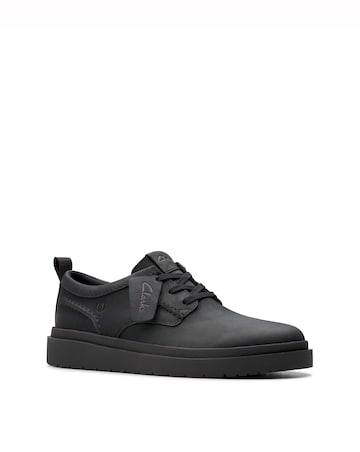 Clarks Polden Lace Shoe - Black