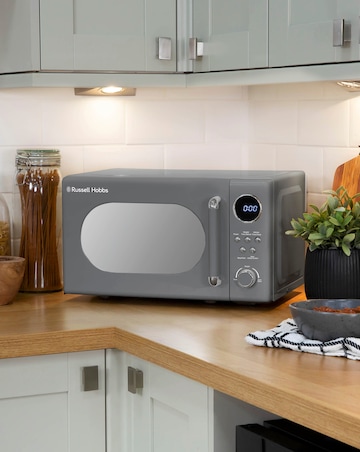 Russell Hobbs RHM2044G Retro 20 Litre Grey Digital Microwave