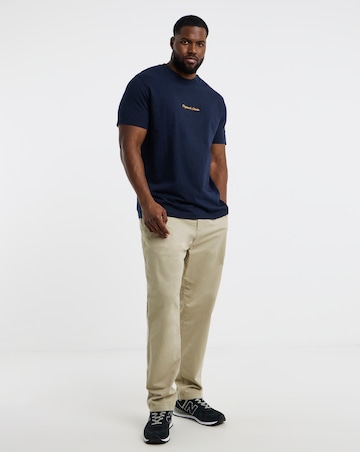 Jack & Jones Originals Studios Logo T-Shirt - Navy