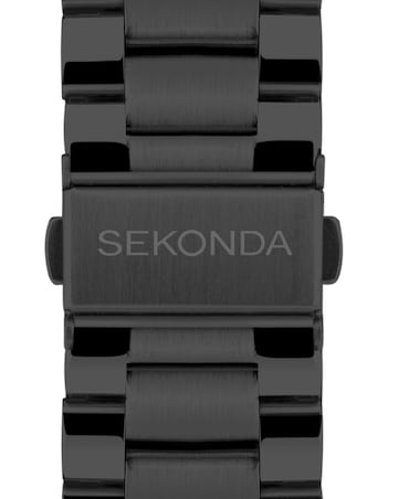 Sekonda Active Plus Smart Watch - Black Alloy Case & Stainless Steel Bracelet