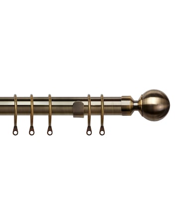 25-28mm Ball Extendable Curtain Pole Set