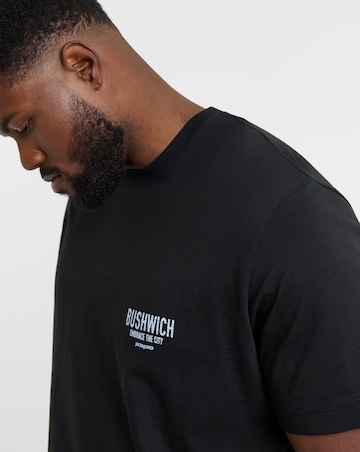 Jack & Jones Bushwich Back Graphic T-Shirt - Black