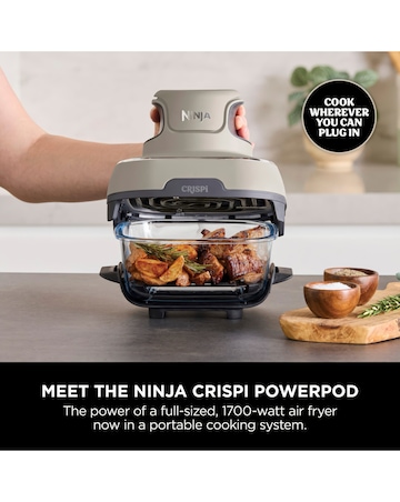 Ninja Crispi 4-in-1 Portable Air Fryer - Stone