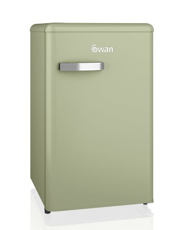 Swan SR11035GNE Retro Under Counter Fridge 90L - Green