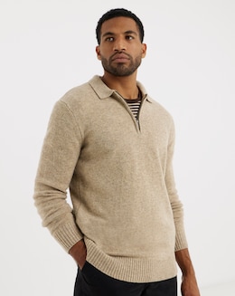 Lambswool Collared Jumper