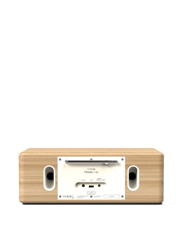 Pure Classic C D6 CD Player & Digital Radio White/Oak