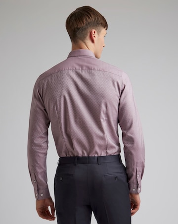 Ted Baker Textured Dot Slim Fit Shirt
