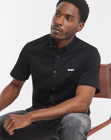 BOSS Short Sleeve Motion Shirt - Black