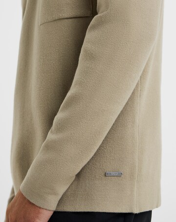 Folio Knitted Slouch Button Polo