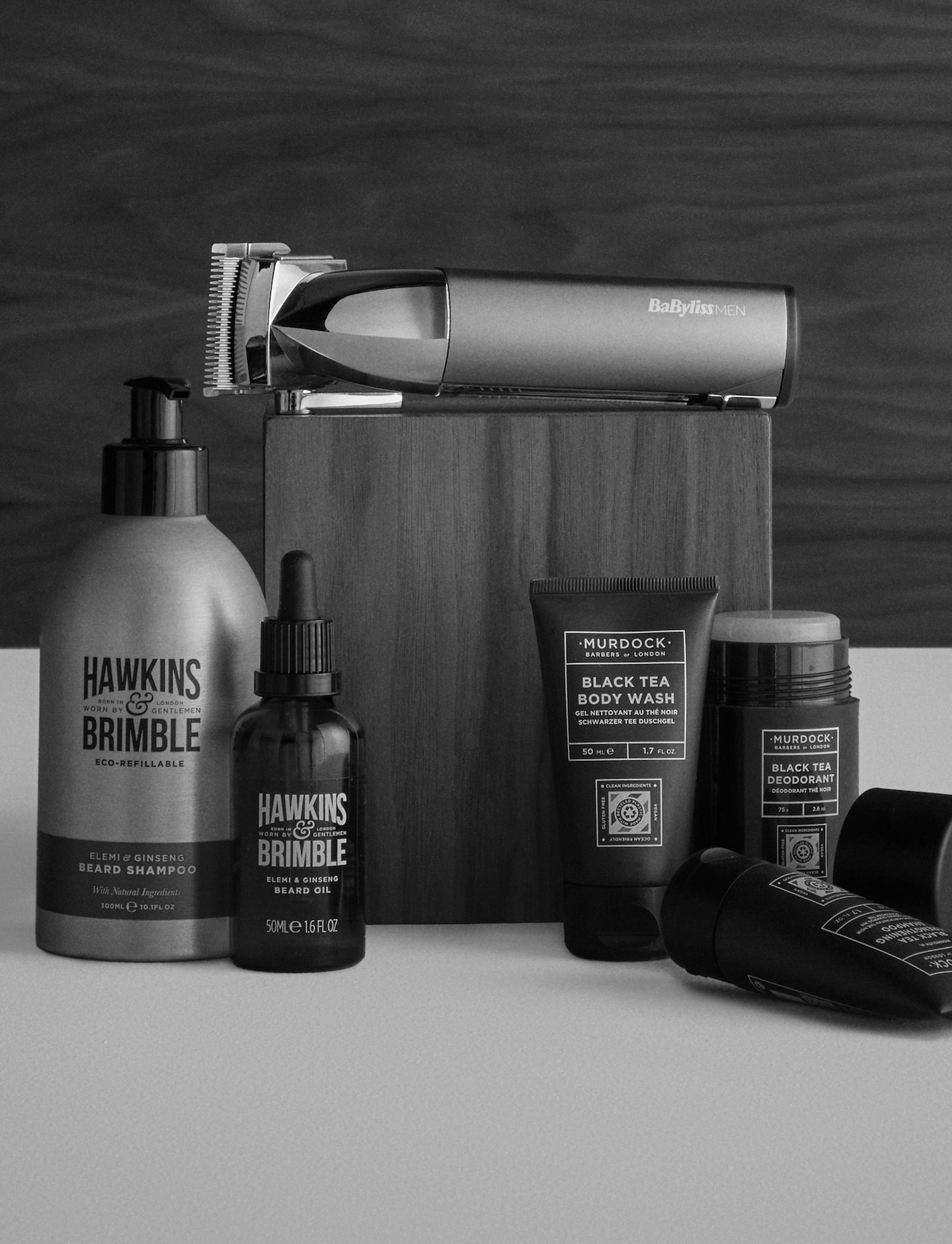 Grooming products for Christmas pictured.