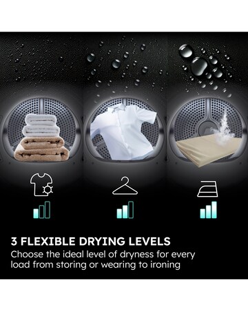 Haier X7 HD100-C367U1-UK Wi-Fi 10kg Heat Pump Tumble Dryer White