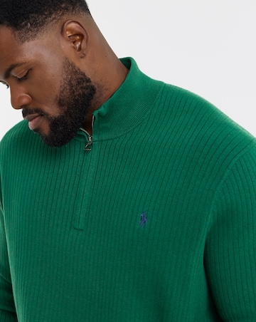Polo Ralph Lauren 1/4 Zip Jumper - Pine