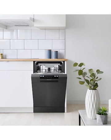 Hisense HS523E15BUK Slimline 10 Place Settings Dishwasher - Black