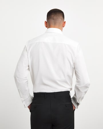Cotton Poplin Dinner Shirt Set With Bow Tie
