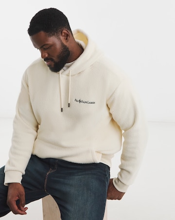Polo Ralph Lauren Borg Logo Hoodie - Cream