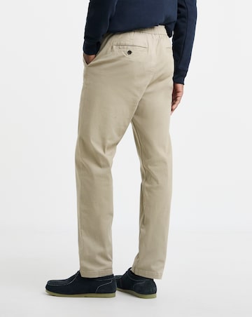 Elasticated Waist Straight Fit Chino