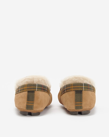 Barbour Monty Moccasin Slipper - Camel