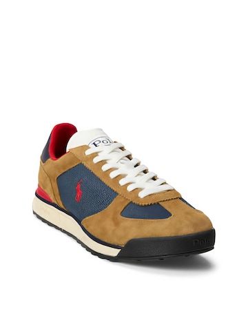 Polo Ralph Lauren Varick Trainers - Tan Multi