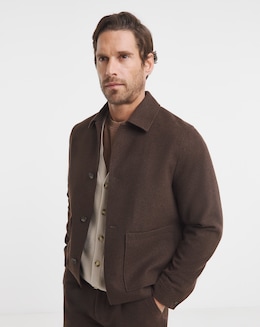 Tailored Tweed Button Through Jacket