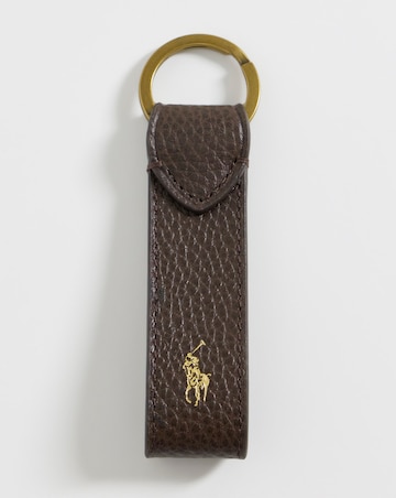 Polo Ralph Lauren Leather Wallet & Keyring Gift Set - Brown
