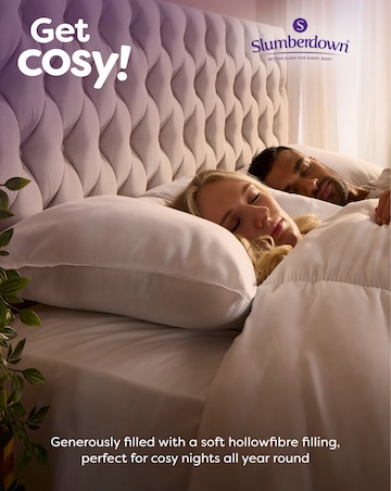 Slumberdown Chilly Nights 15 Tog Duvet + 2 Cosy Nights Pillow Bundle