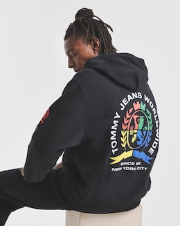Tommy Jeans Varsity  Crest Hoodie - Black