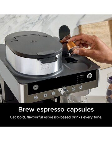 Ninja Prestige Dualbrew System CFN802UK Silver/ Black