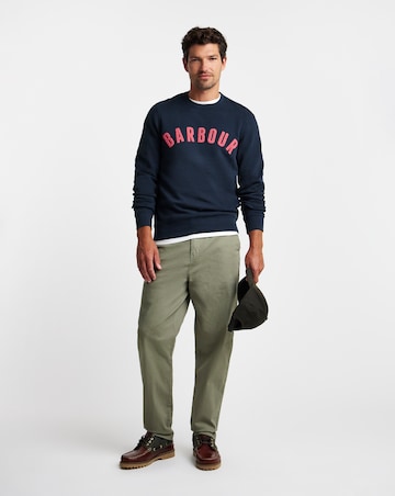 Barbour Prep Logo Crew Neck Sweatshirt - Navy