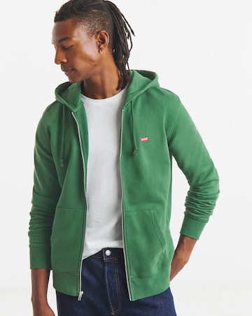 Levi's Original Housemark Zip Through Hoodie - Green