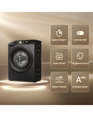 Hisense 3S Series WF3S9043BB3 WiFi-enabled 9kg 1400 Spin Washing Machine - Black