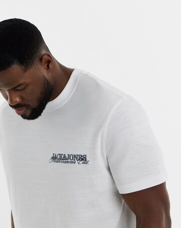 Jack & Jones Cassis Sketch Back Print Tee