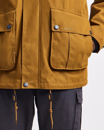Barbour Re-Engineered Hooded Wading Spey Showerproof Jacket - Brown