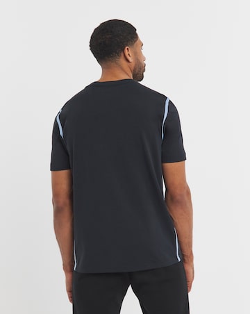 BOSS Short Sleeve Tape T-Shirt - Dark Blue