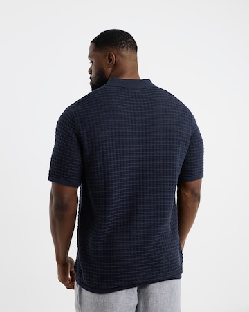 Jack & Jones Nantucket Knitted Polo - Navy