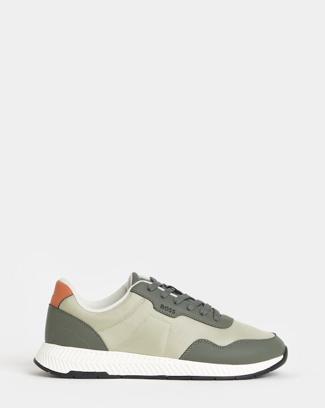BOSS Titanium Runner Trainers - Green