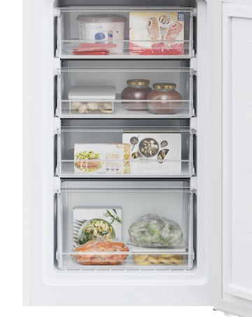 Hoover HOCT3L517EWK-1 H FRIDGE 300 Low Frost Fridge Freezer - White - E Rated