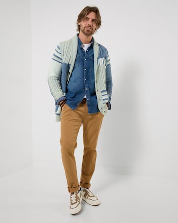 Joe Browns Perfect Patch Cardigan - Blue Multi