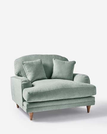 Azra Chenille Snuggle Chair