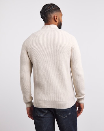 Lyle & Scott Cove 1/4 Zip Shackers Stitch Jumper